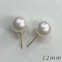 パールピアス シルバーS925 12mm 大人気　シンプル 上品