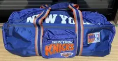 NEWYORK KNICKS 90sボストンバッグ　ドラムバッグ　NBA 高配色