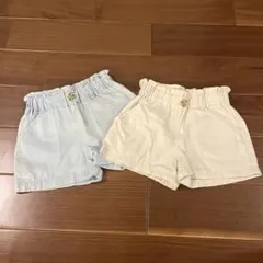 プティマイン　ショートパンツ2枚セット
