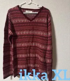 ikka Vネックセーター Lサイズ