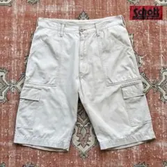00s Schott N.Y.C. ベイカー カーゴショーツ ベージュ ショットのサムネイル