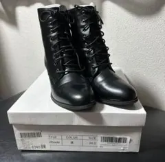 黒のブーツ 24.0