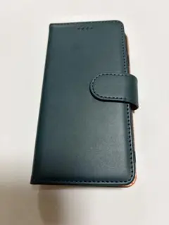 ダークグリーン 手帳型ケース iPhone SE用