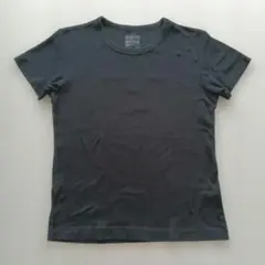 【無印良品】半袖 クルーネック Tシャツ ブラック Lのサムネイル