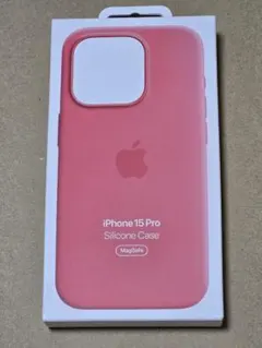 iPhone 15 Pro シリコンケース ピンク　純正品　国内正規品