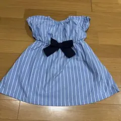 après les cours ストライプ ワンピース 90cmのサムネイル