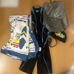 Speedo 競泳水着セット キャップ ゴーグル バッグ タオル　finaのサムネイル