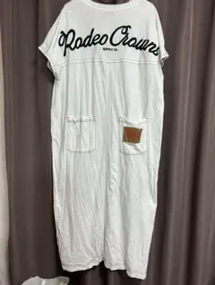 ロデオクラウンズ　Tシャツカットソーワンピース　バックロゴワンピース　Fのサムネイル