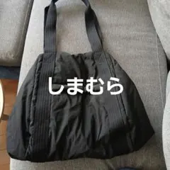 数時間使用‼️軽量 ナイロン2way トートバッグ ブラックのサムネイル