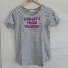 イーハイフンワールドギャラリー Tシャツ ボーダー