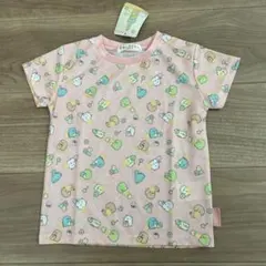 すみっコぐらし　120 Tシャツ　ピンク　星　カラフル