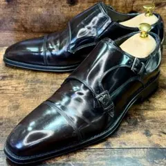 ☆即発 REGAL リーガル ダブルモンク ダークブラウン 革靴 25.5cm