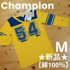 ★新品★Champion【チャンピオン】七分袖 フットボール Tシャツ M