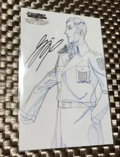 進撃の巨人 エルヴィン　原画 ポストカード