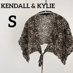 KENDALL & KYLIE ヒョウ柄ショール 【S】 薄手 ショール
