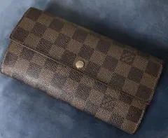 ルイ・ヴィトン ダミエ 長財布 ポルトフォイユサラ