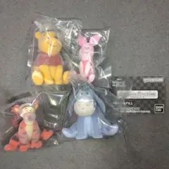 全4種 くまのプーさん カプセル フロッキーズ フィギュア
