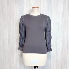 美品】ジャスグリッティー ボリュームタイ付きブラウス きれいめ 