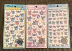 スティッチ ボンボンドロップシール 3シートセット