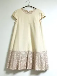 31 Sons de mode フレンチパフスリーブワンピース　ベージュ【36】