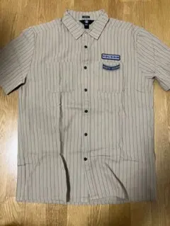 ワークシャツ ストライプ