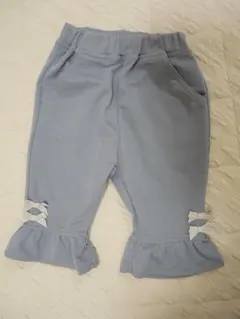アカチャンホンポ　パンツ 90cm ブルー リボン フリル