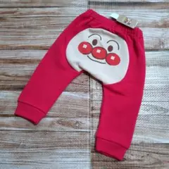 新品 未使用 アンパンマン 長ズボン 男の子 赤色 80