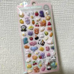 新品未開封　ボンボンドロップ 3Dキャラクターシール　ぷくぷく　立体　ぷっくり
