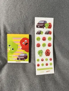 ガチャピン　メモ&シール