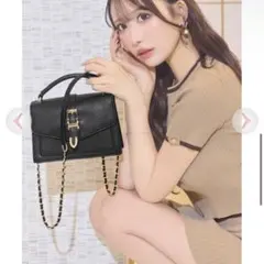 シェリミー　cherimi ショルダーバッグ　ブラック　伊藤桃々　※チェーン無しのサムネイル