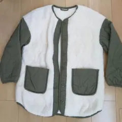 GU　ボアキルティングジャケット　150cm