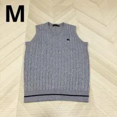 efficace エフィカス ニットベスト ゴルフウェア M