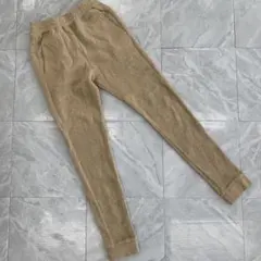 RED CHOP WORKS スウェットパンツ ボア素材 細身 ベージュ 38