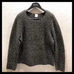 【定価3.3万円】ポールスミス セーター ソリッド柄 ブラック系 Lサイズ