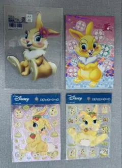 ミスバニー　ステッカー4種セット