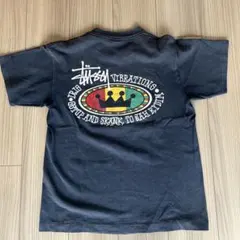 極希少　00s　old stussy　全面クラウンロゴ刺繍タグ　鹿の子ポロシャツ 00s old stussy 長袖ポロシャツ 極希少 00s old stussy 全面クラウン