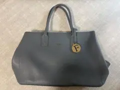 FURLAハンドバッグ　水色　ブルー