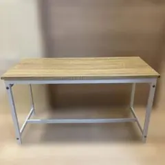 木目調天板 ホワイト　ダイニングベンチ