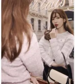 Her lip to Bristol Tweed Knit Cardiganのサムネイル