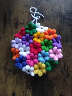 新商品❣️♡ふんわり可愛い彩りmixカラーのお花のポットマット♡