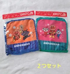 アサヒ飲料☆アンパンマン　メッシュトートバッグ☆新品未開封２個セット
