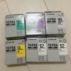 KING JIM テプラPRO テープカートリッジ6 セット