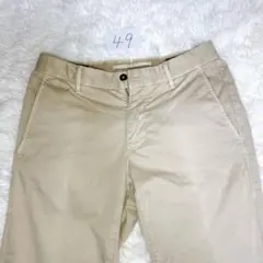 49 【訳あり品】インコテックス チノパン　Sサイズ　ウール