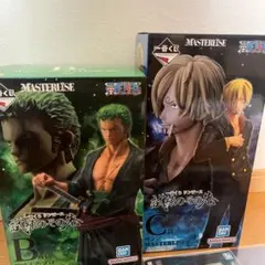 ワンピース一番くじ　試練のその先へ　ゾロ サンジ MASTERISE フィギュア