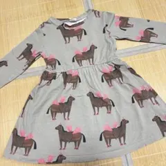 Don't grow up 馬柄　ワンピース