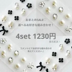 【４点以上で匿名配送】選べるお好きな組み合わせ♡4set 耳つぼジュエリー