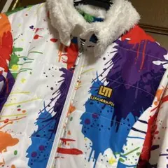 LOUDMOUTH レディースゴルフジャケット 中綿マルチカラー美品！Lサイズ