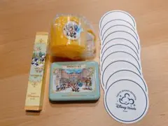ディズニーランドホテル　アメニティ　コップ　コースター　缶