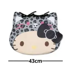新品】 キティ座布団 ヒョウ柄 シートクッション ダイカット - メルカリ