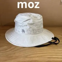 【新品】MOZ モズ キッズ 帽子 ハット ベージュ 綿100% あご紐のサムネイル